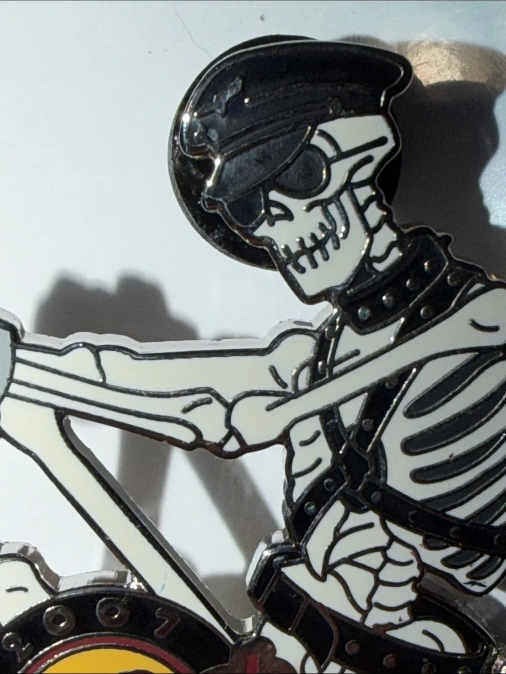 Hard Rock Cafe Memphis Pinapalooza Bondage Skeleton Enamel Pin